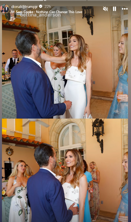 Bettina Anderson Don Trump Junior Bridal Shower Maralago
