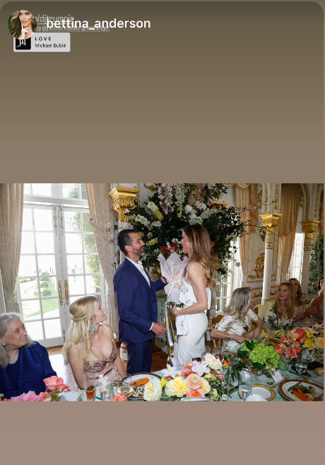 Bettina Anderson Don Trump Junior Bridal Shower Maralago