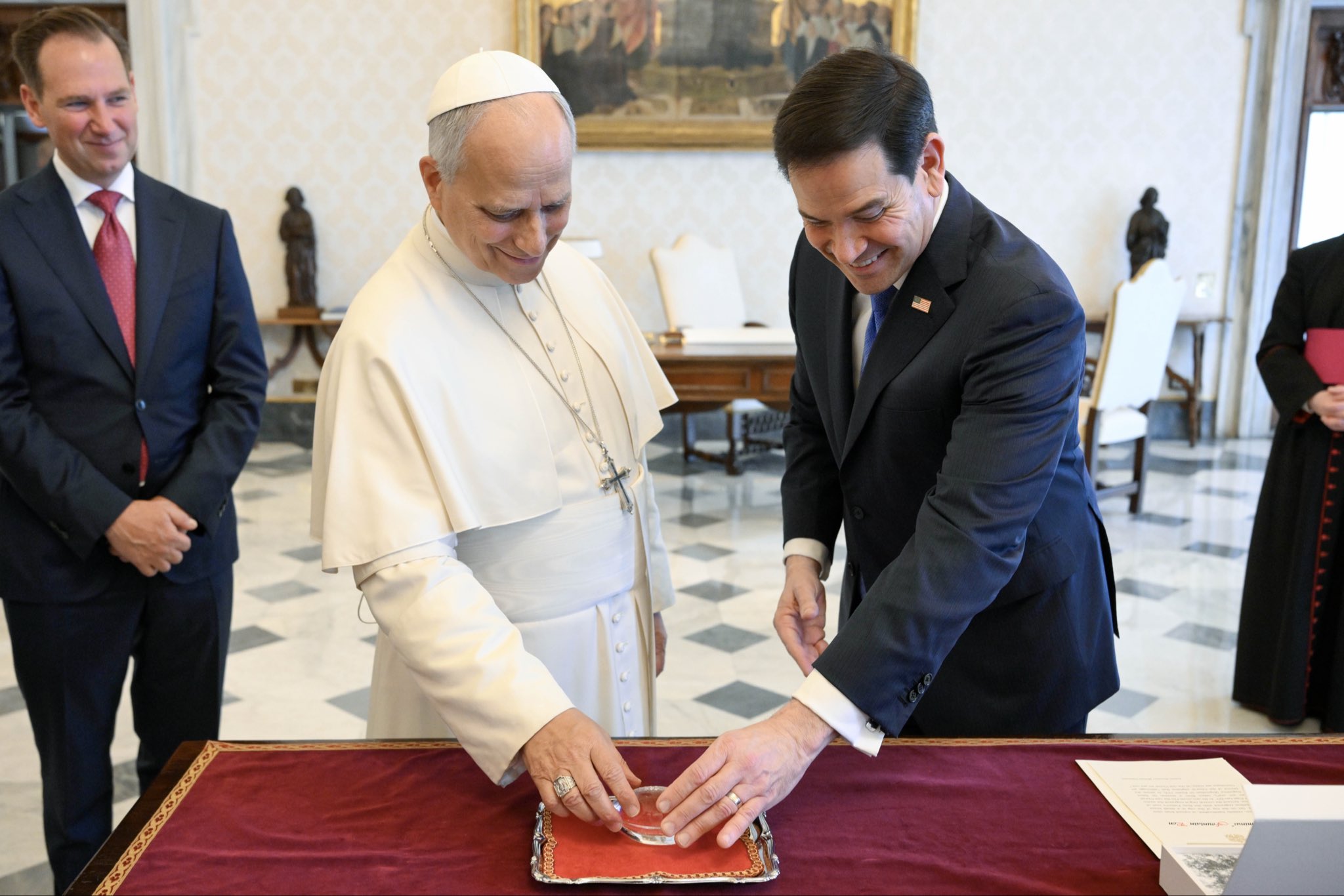 Pope Leo Receives Marco Rubio in the vatican