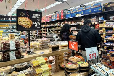 The consumer price index came in at 2.8 percent last month, down from 3.0 percent in January, government data showed