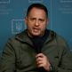 Head of Ukraine's Presidential Office Andriy Yermak attends a news briefing in Kyiv