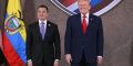 US President Donald Trump and President of Ecuador Daniel Noboa
