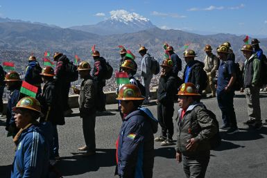 BOLIVIA-MINERS-PROTEST