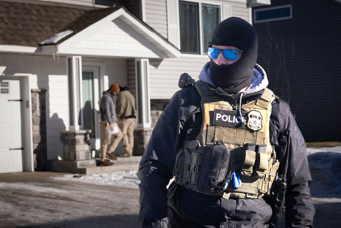 ICE agents in Minnesota during January immigration raids