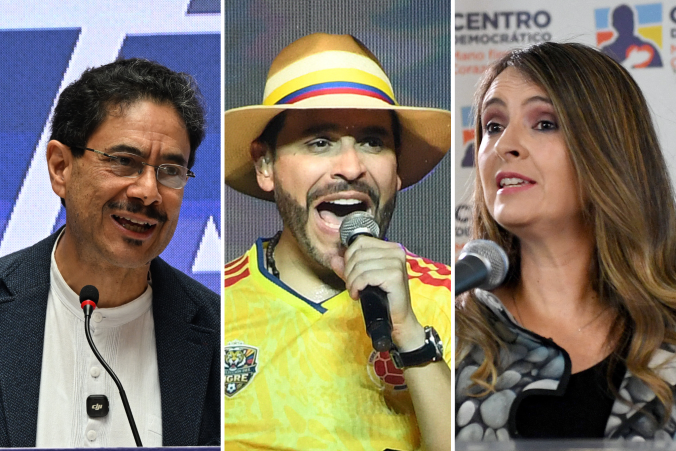 COLOMBIA-ELECTION-CAMPAIGN-PRESSER