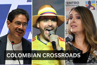 COLOMBIA-ELECTION-CAMPAIGN-PRESSER