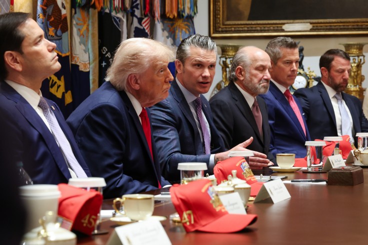 President Trump Meets With His Cabinet At The White House