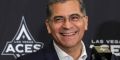 Xavier Becerra democrat california governor Seattle Storm v Las Vegas Aces