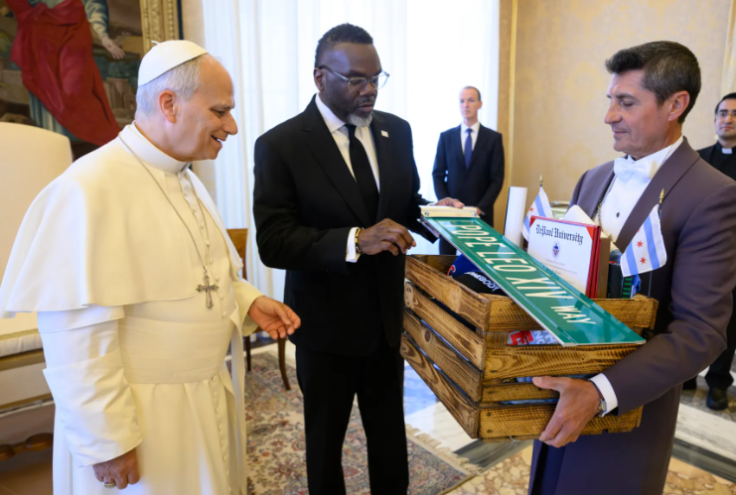 Chicago Mayor Goody Bag Pope Leo