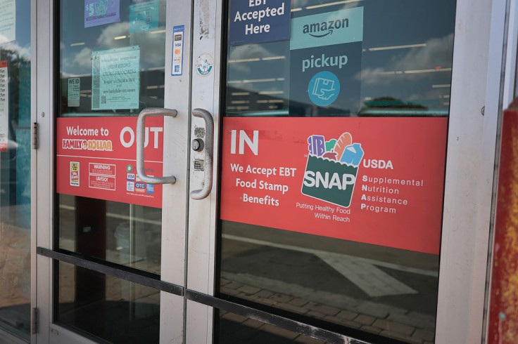 A sign indicates the store accepts SNAP benefits