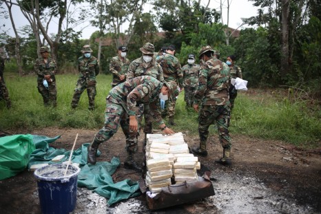 BOLIVIA-DRUG-INCINERATION
