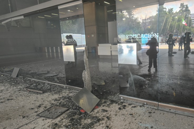 Damage at the Ministry of Education