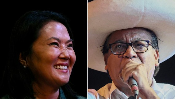 COMBO-PERU-ELECTION-RUNOFF-CAMPAIGN