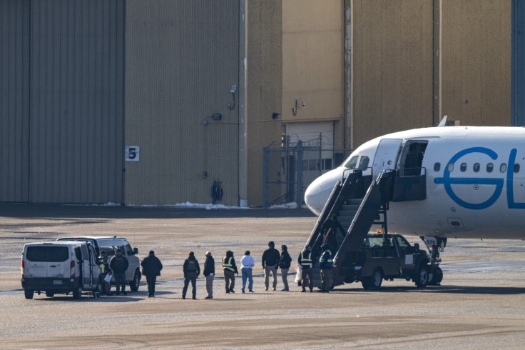 Detainees Are Boarded Onto Deportation Flights At Minneapolis-St. Paul International