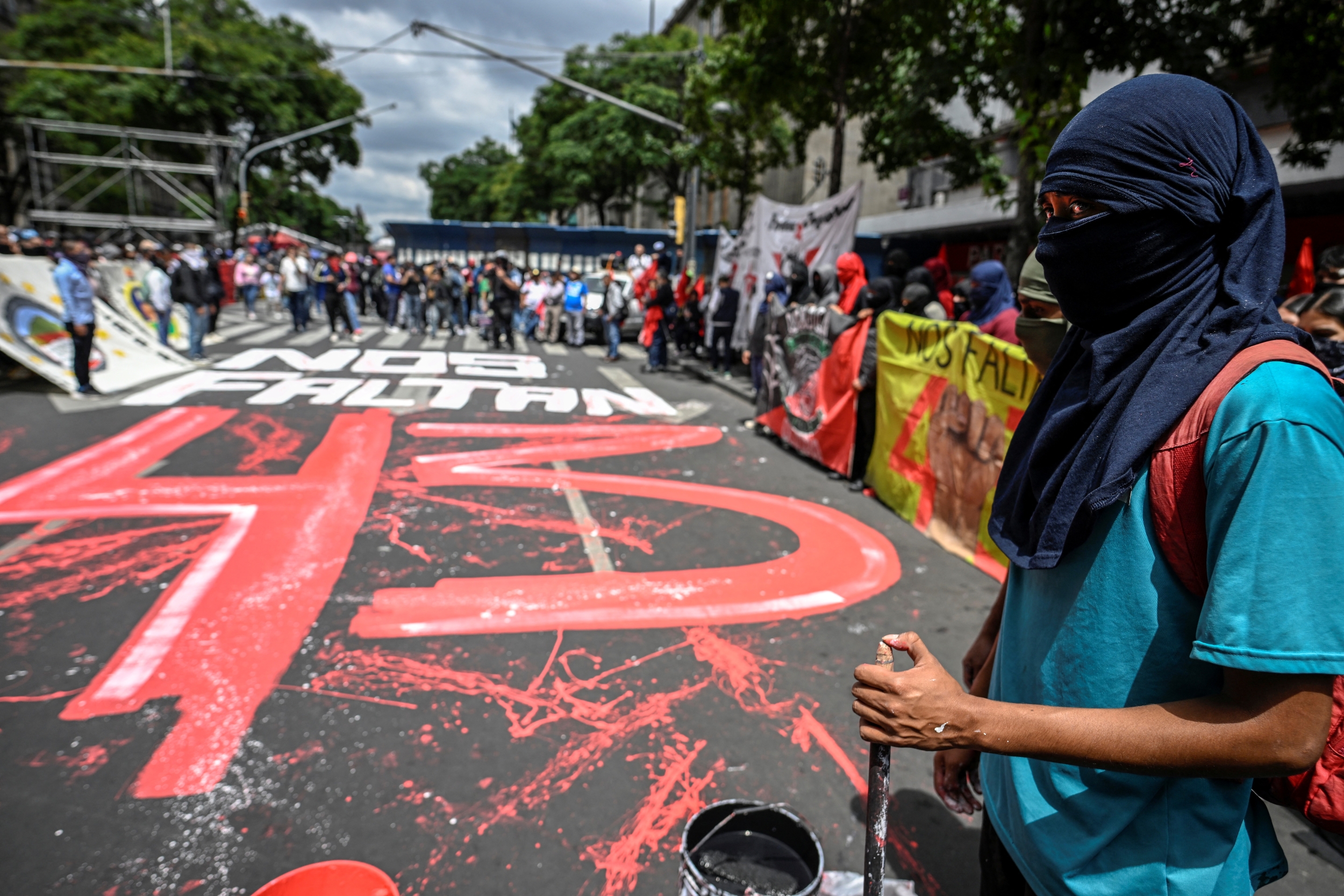 12 years after 43 students vanished, Mexico City marches for justice as Ayotzinapa report looms; government sets Monday for findings