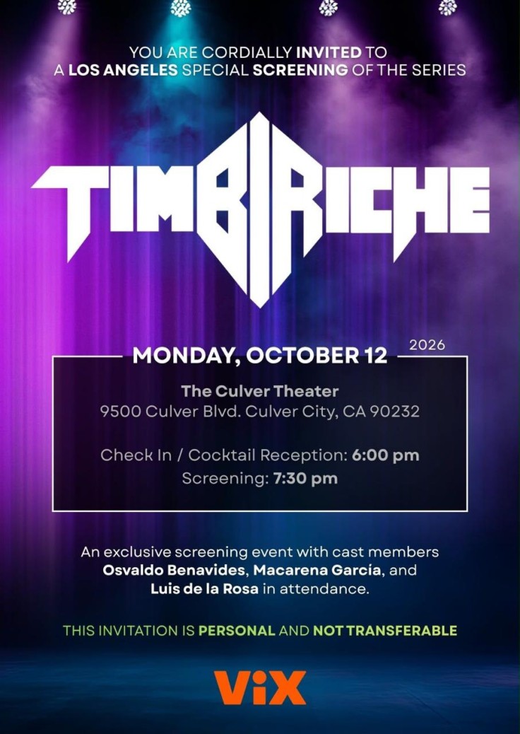 Timbiriche invitation LA