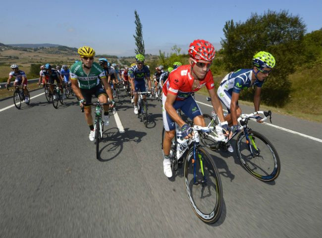 Valverde angry with Team Sky after Vuelta crash