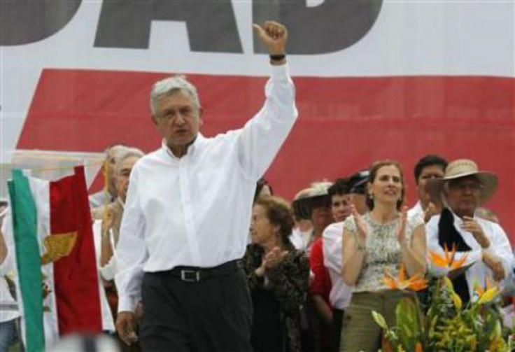 Mexican opposition leader Lopez Obrador leaves coalition