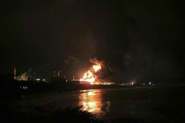 Venezuela sees refinery fire out later on Thursday