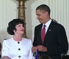 Chita Rivera with President Obama.