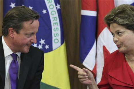 Cameron leads British hunt for business in Brazil
