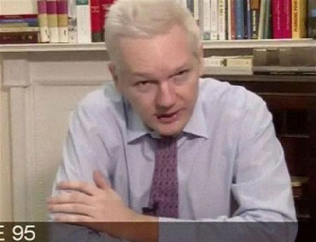Assange says to stay in embassy until U.S. backs off