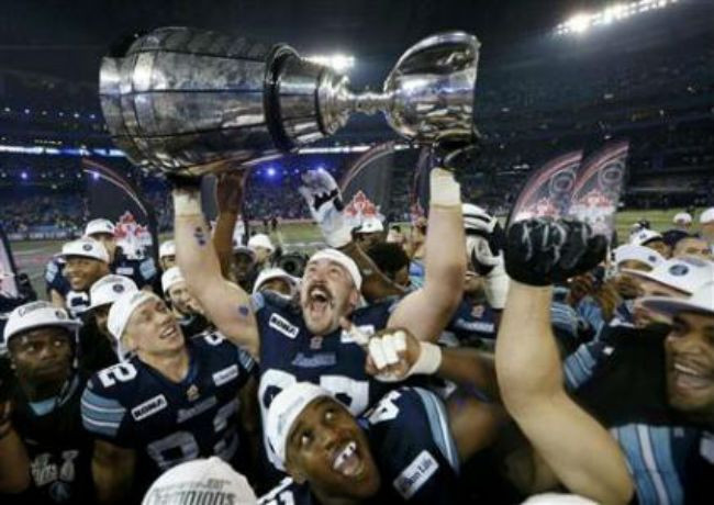 Argonauts rout Stampeders in CFL's 100th Grey Cup championship