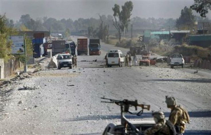 Suicide bombers attack U.S. base in Afghanistan