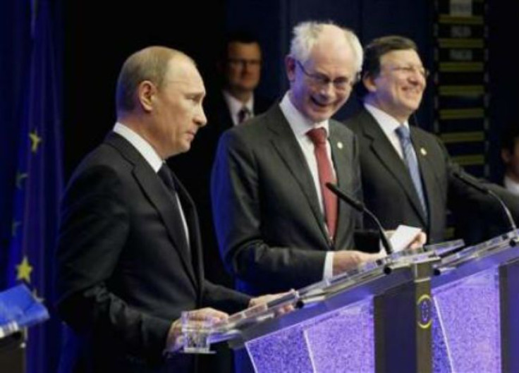 Russian and European leaders trade barbs on energy